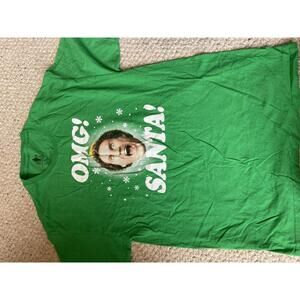 Elf OMG Santa Graphic T-Shirt